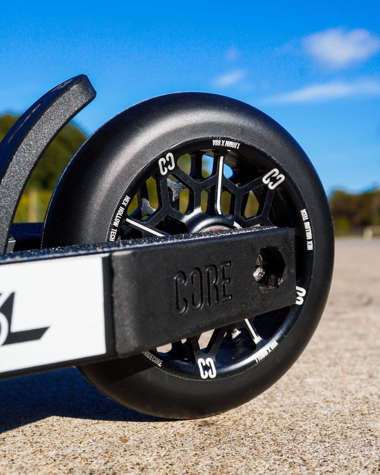 CORE Hex Hollow Stunt Scooter Wheel 110mm – Black