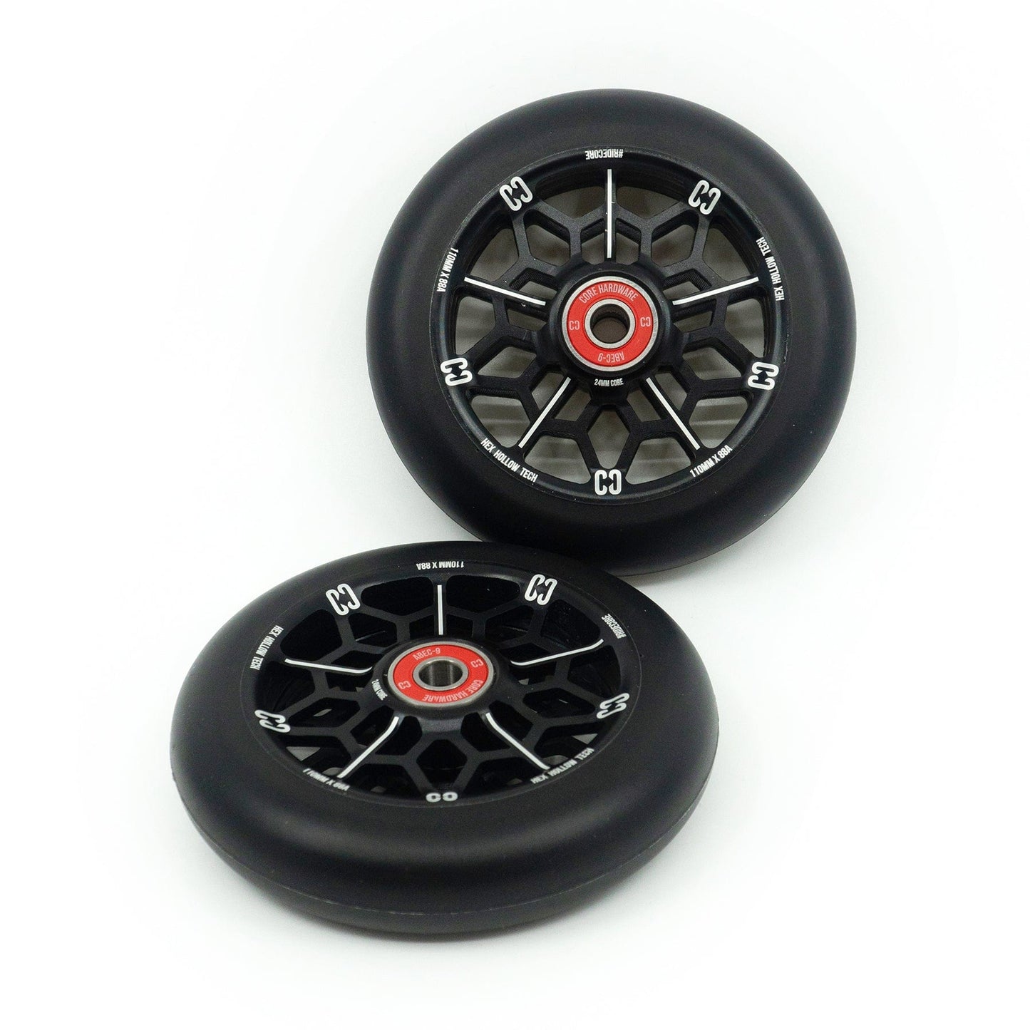 CORE Hex Hollow Stunt Scooter Wheel 110mm – Black