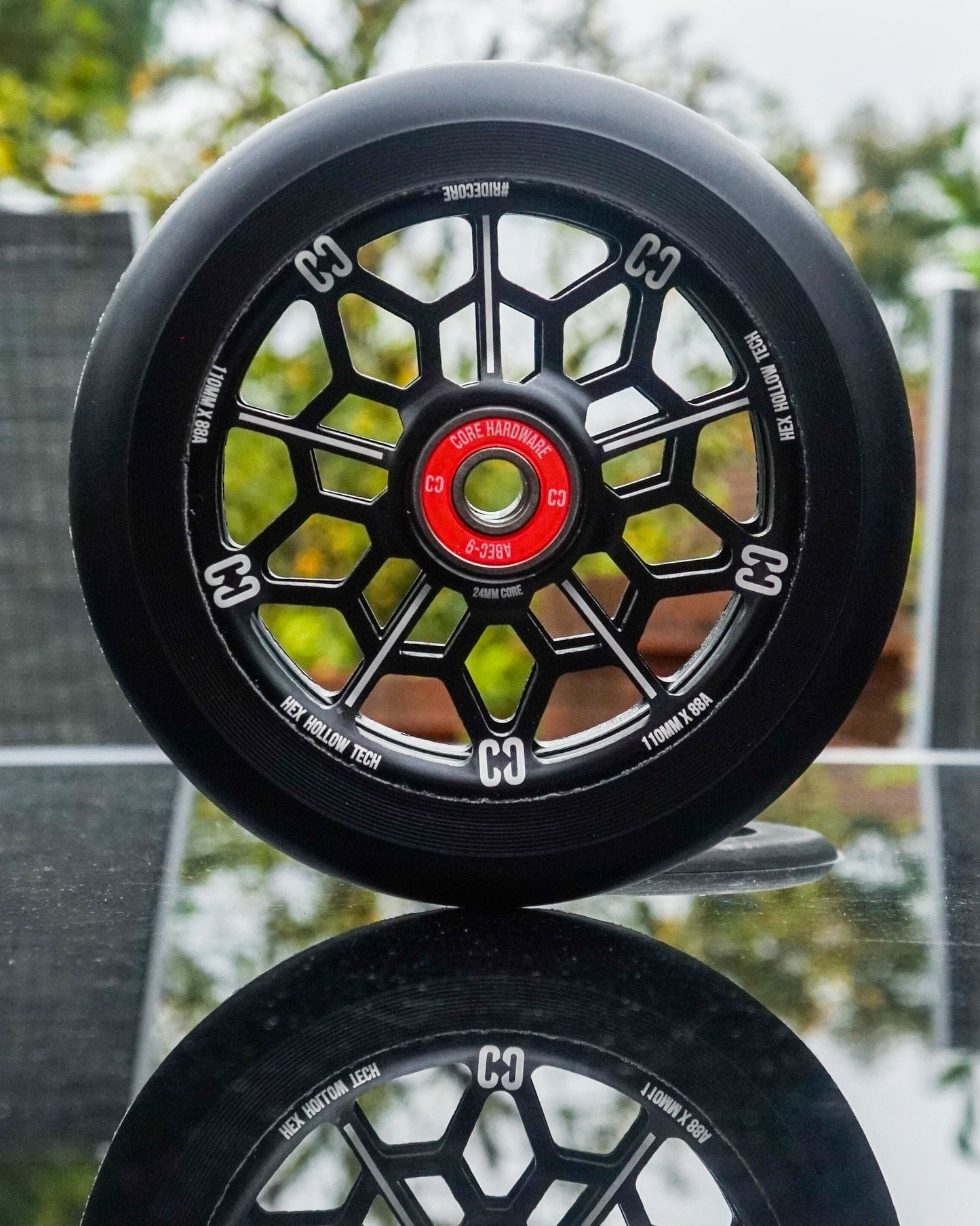 CORE Hex Hollow Stunt Scooter Wheel 110mm – Black