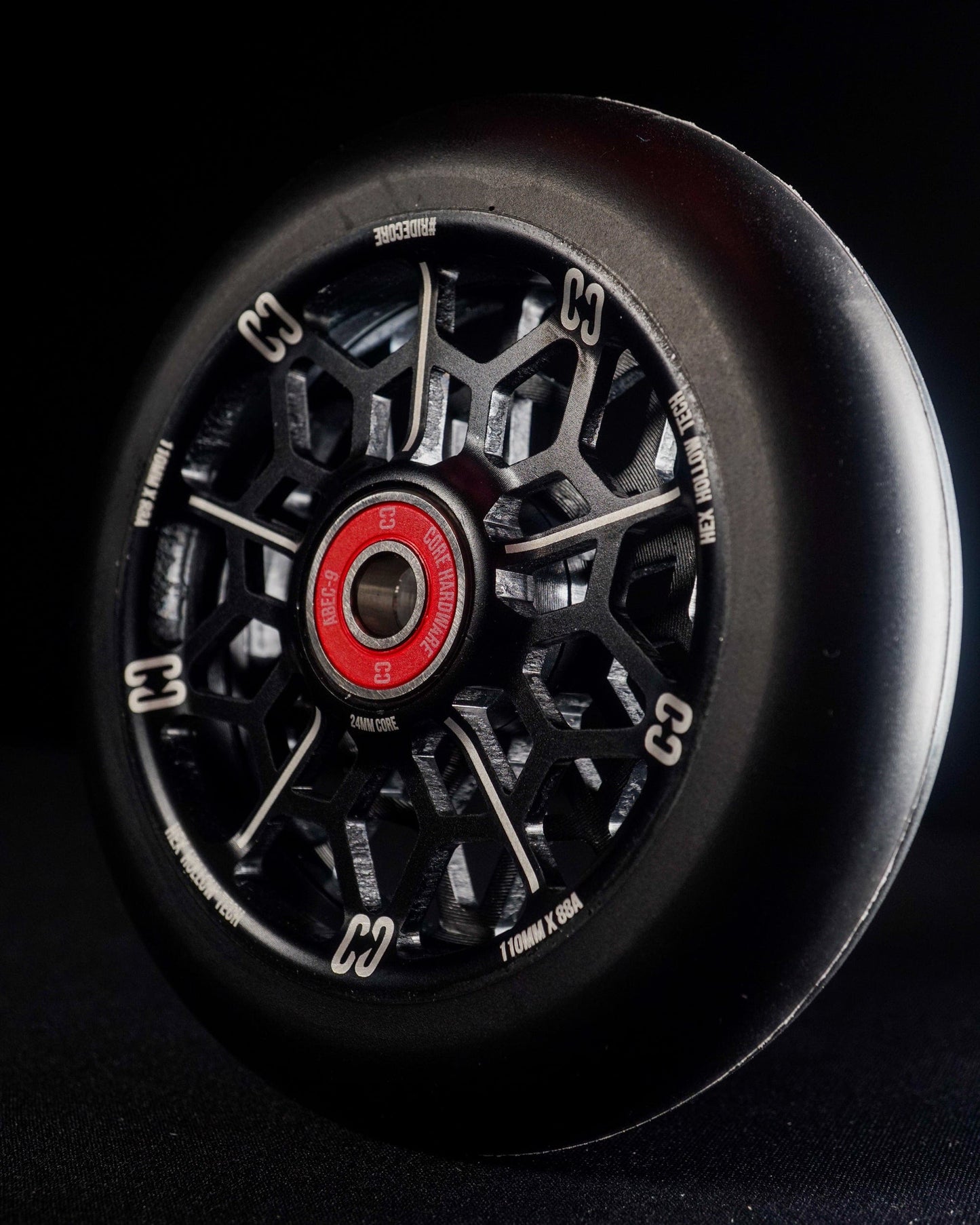 CORE Hex Hollow Stunt Scooter Wheel 110mm – Black