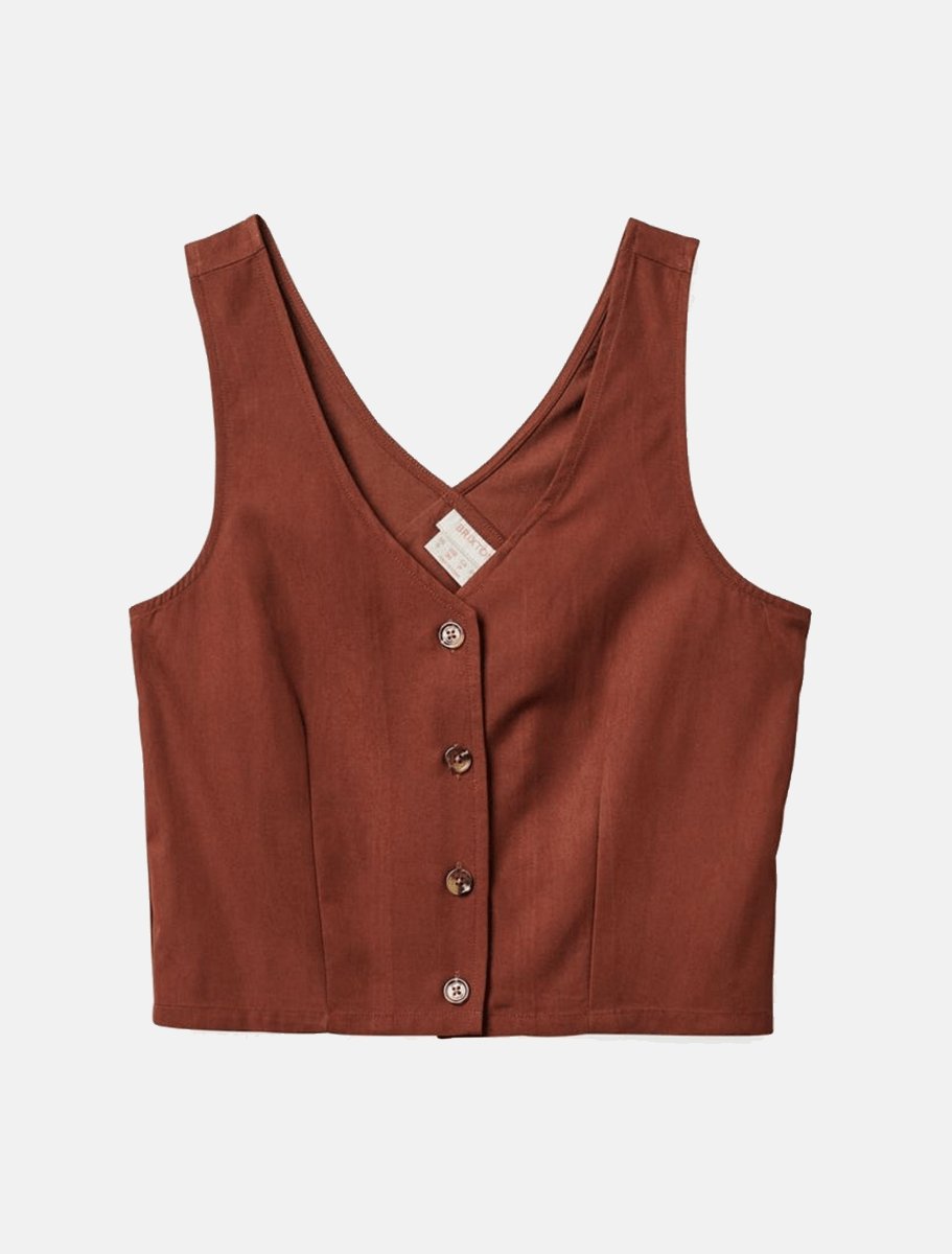BRIXTON Womens Polanco Tank | Sepia - The Boredroom Store Brixton