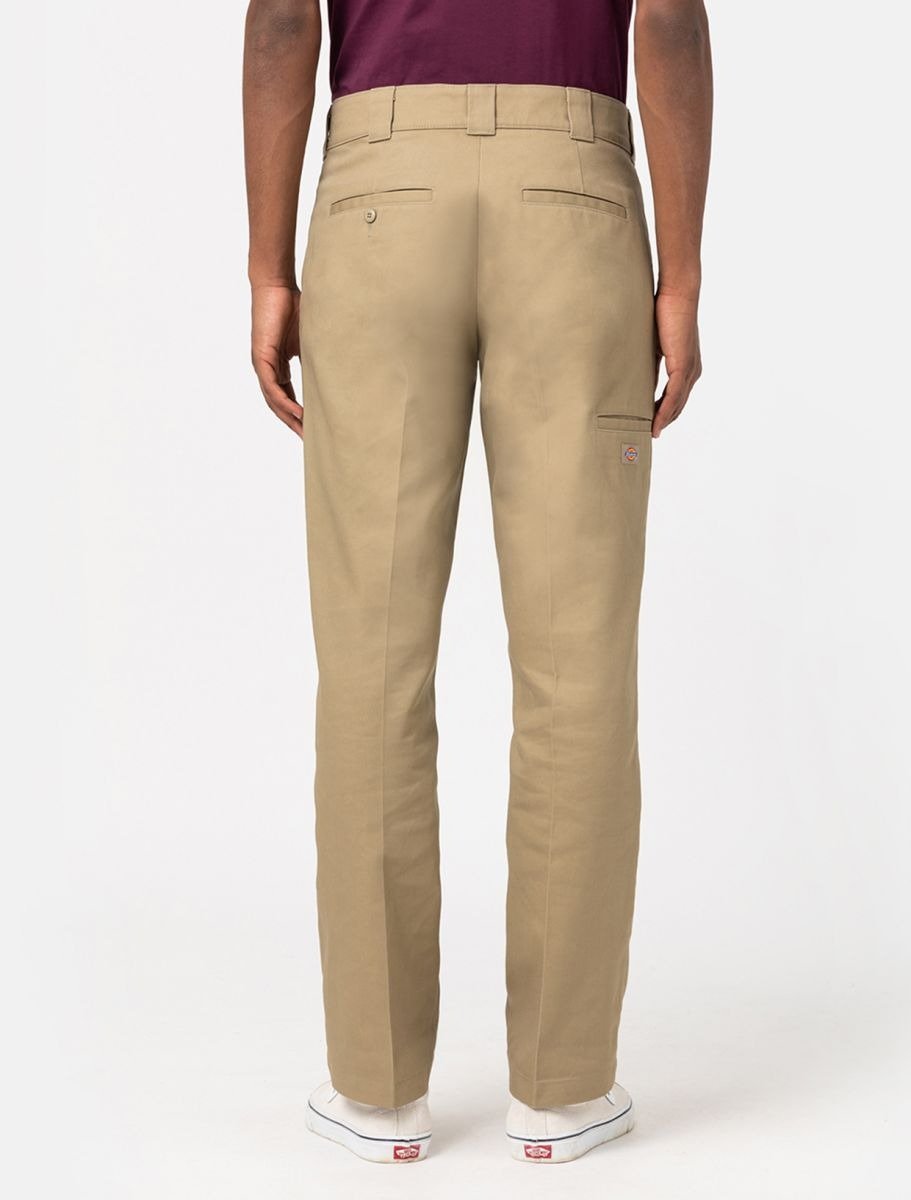 Dickies Slim Straight Double Knee Pants | Khaki - The Boredroom Store Dickies
