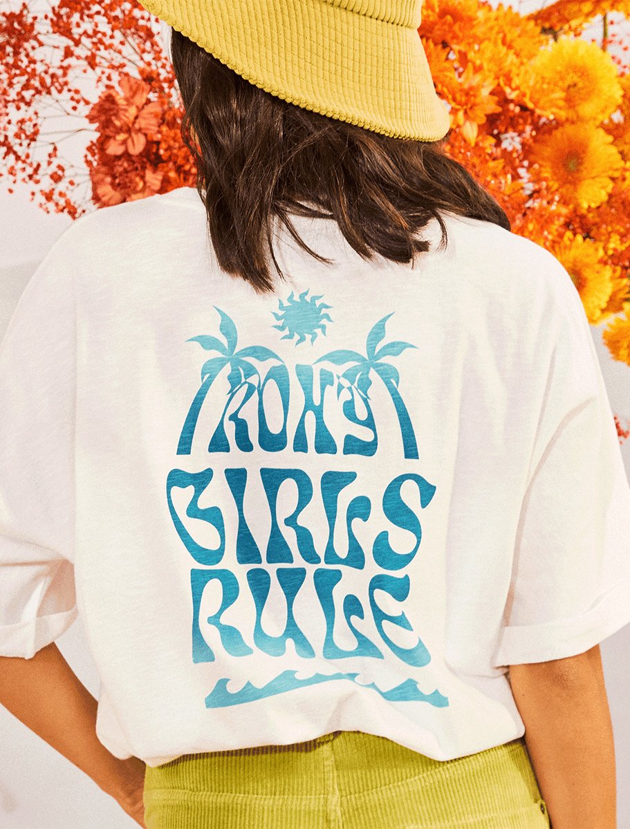 Roxy Backside Sun Screen Tee | Snow White - The Boredroom Store Roxy