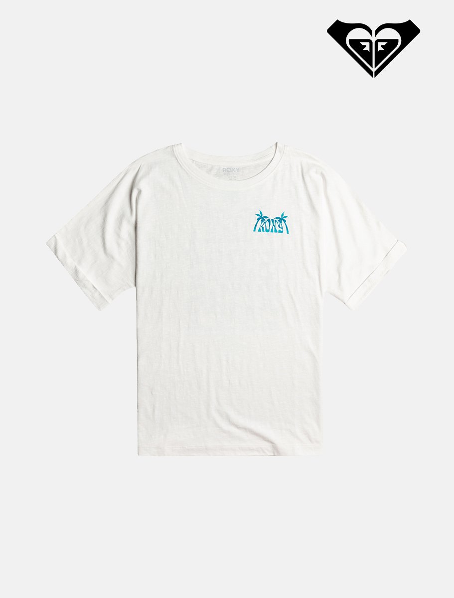 Roxy Backside Sun Screen Tee | Snow White - The Boredroom Store Roxy