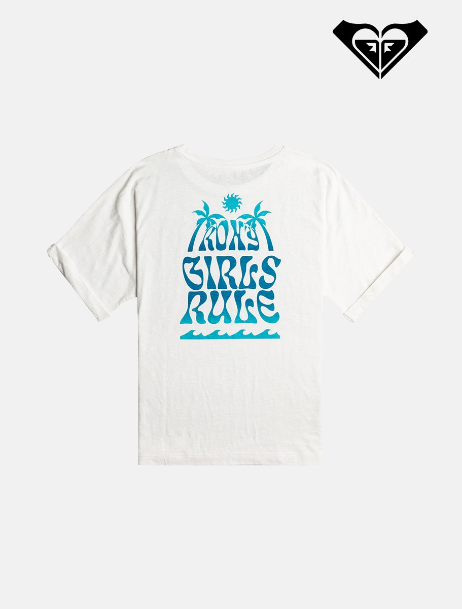 Roxy Backside Sun Screen Tee | Snow White - The Boredroom Store Roxy