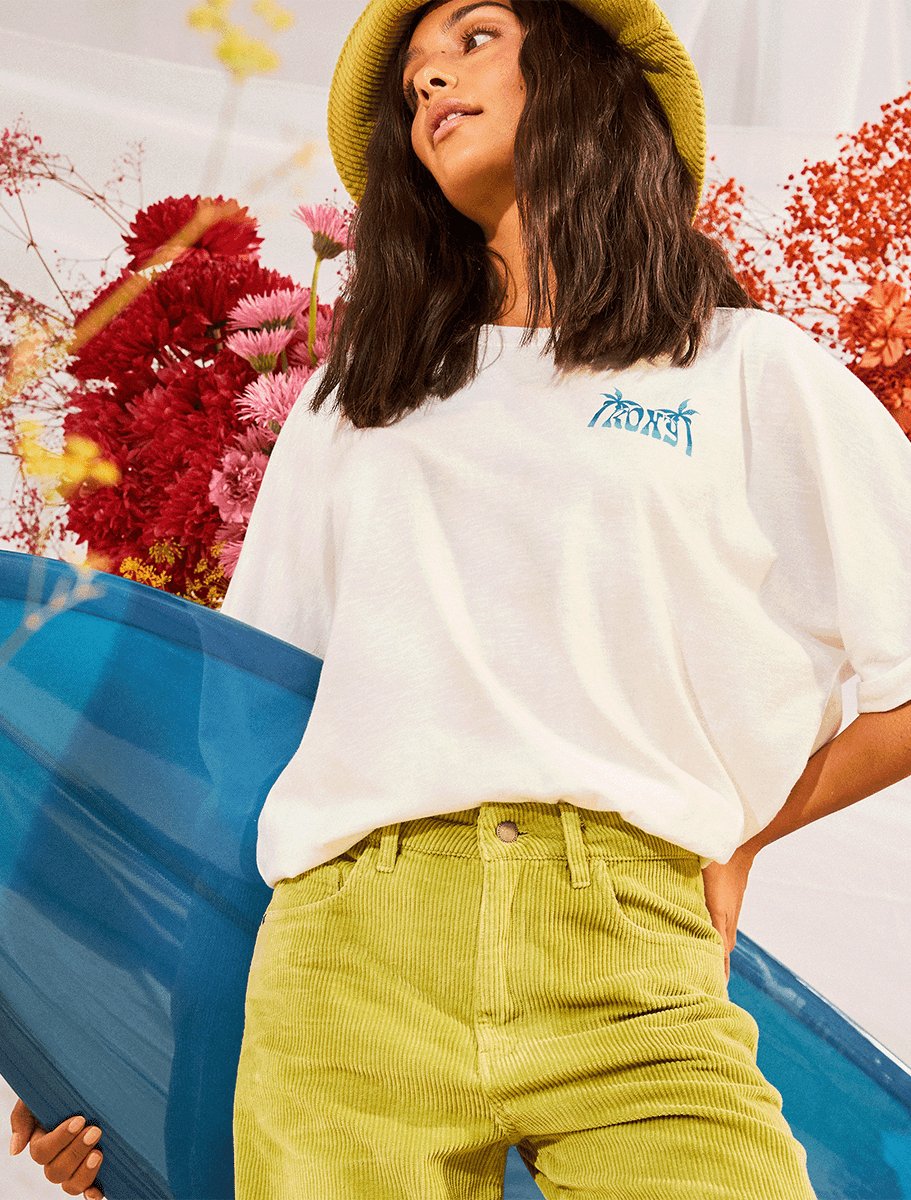 Roxy Backside Sun Screen Tee | Snow White - The Boredroom Store Roxy