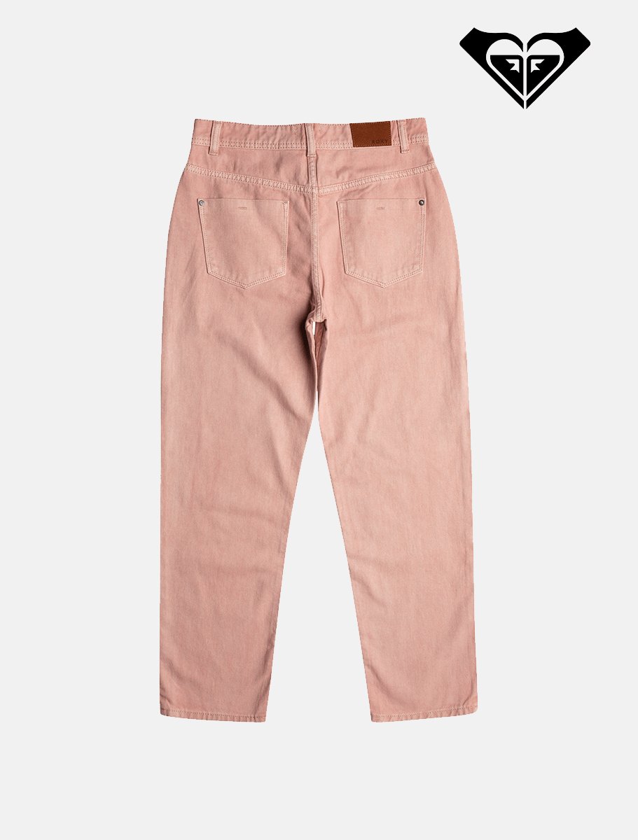 Roxy Fresh Way Mid Denim Pants | Pale Dogwood - The Boredroom Store Roxy