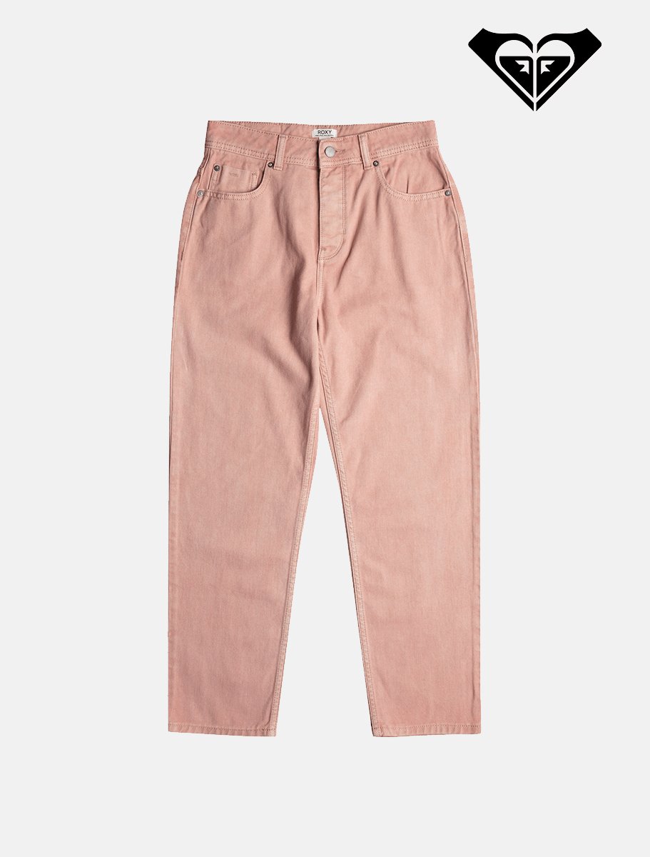 Roxy Fresh Way Mid Denim Pants | Pale Dogwood - The Boredroom Store Roxy
