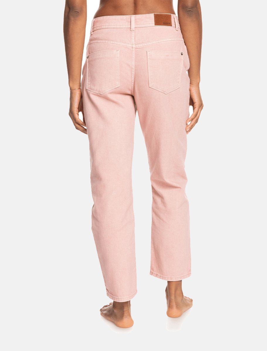 Roxy Fresh Way Mid Denim Pants | Pale Dogwood - The Boredroom Store Roxy