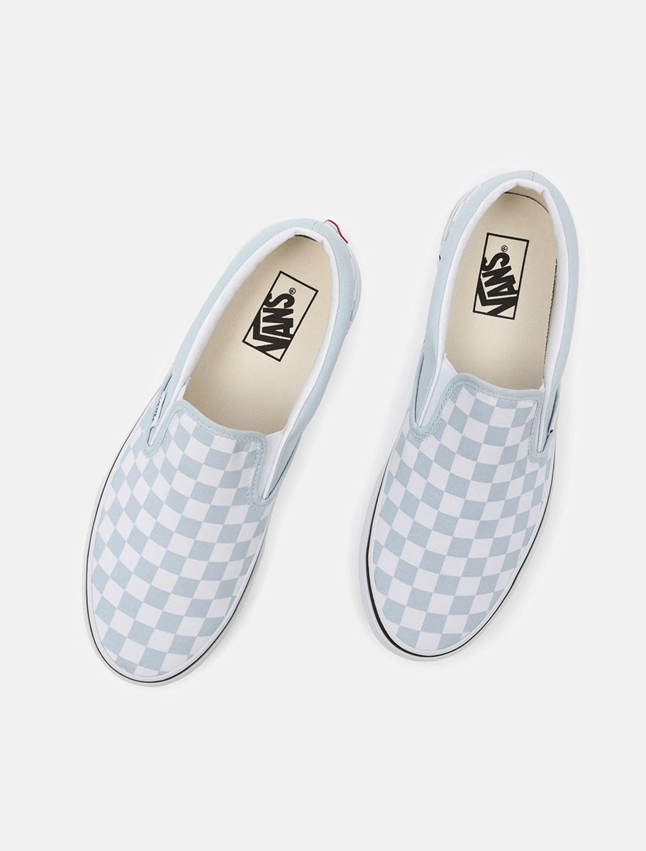 Vans Classic Slip-On Shoes | Baby Blue - The Boredroom Store Vans
