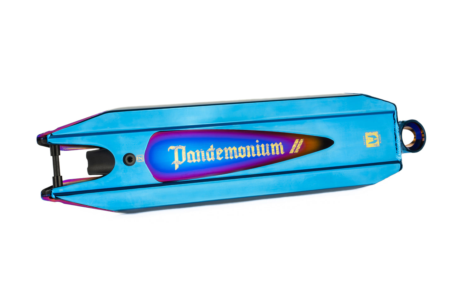 Ethic Pandemonium V2 Scooter Deck - Chrome Blue 540mm x 130mm