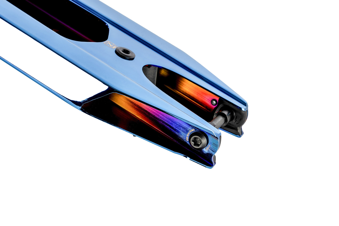 Ethic Pandemonium V2 Scooter Deck - Chrome Blue 540mm x 130mm