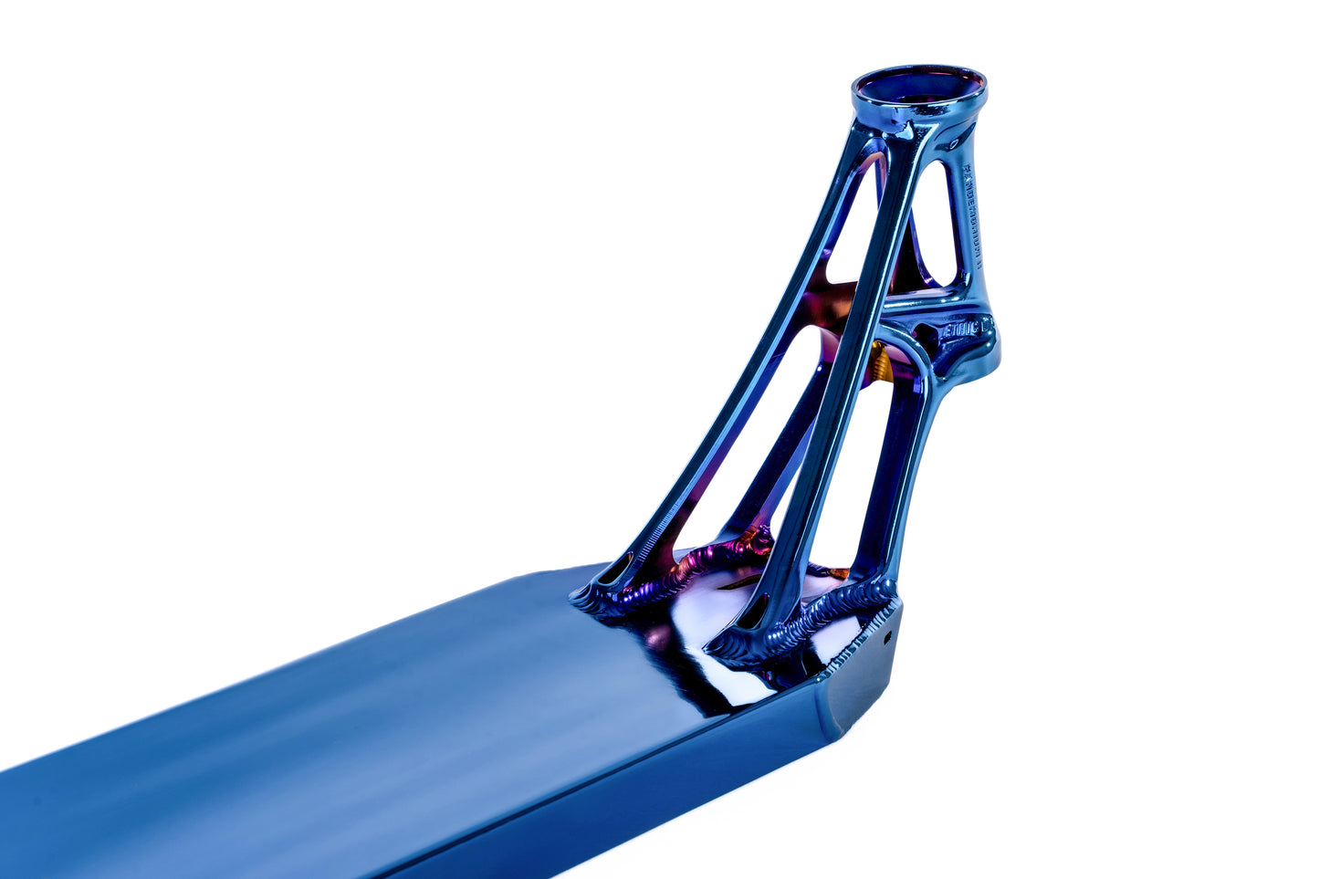 Ethic Pandemonium V2 Scooter Deck - Chrome Blue 540mm x 130mm