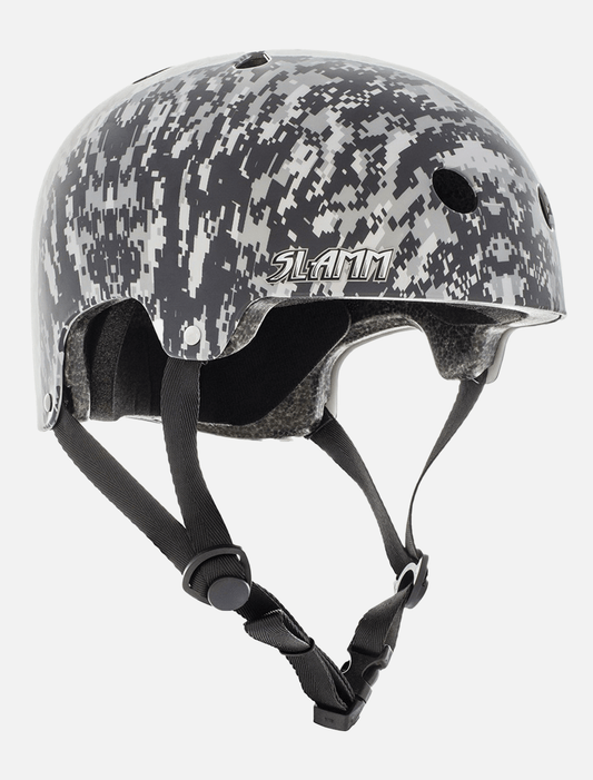 Slamm Logo Helmet l Grey camo