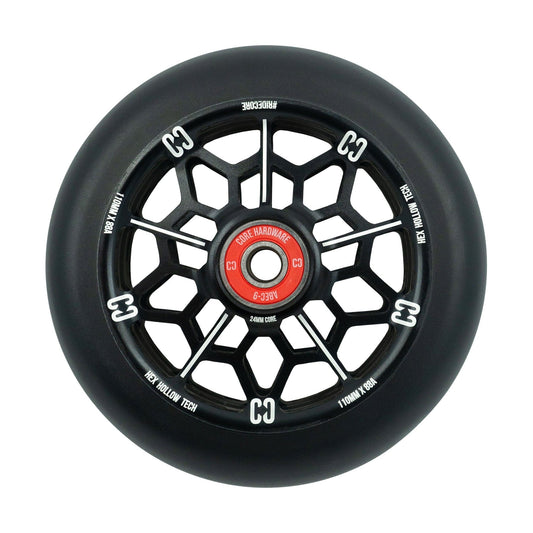 CORE Hex Hollow Stunt Scooter Wheel 110mm – Black