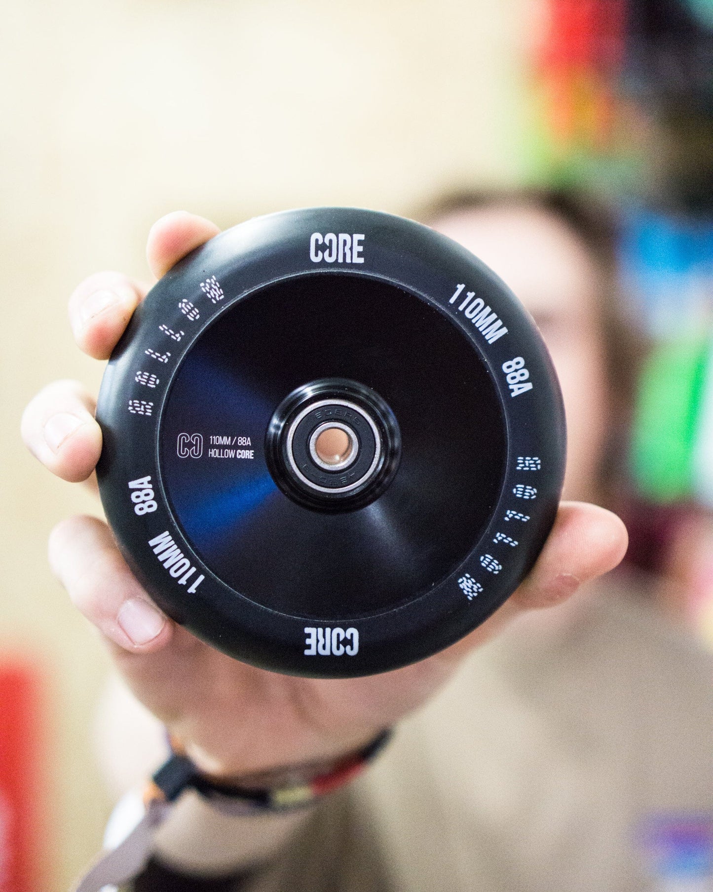 CORE Hollow Stunt Scooter Wheel V2 110mm - Black
