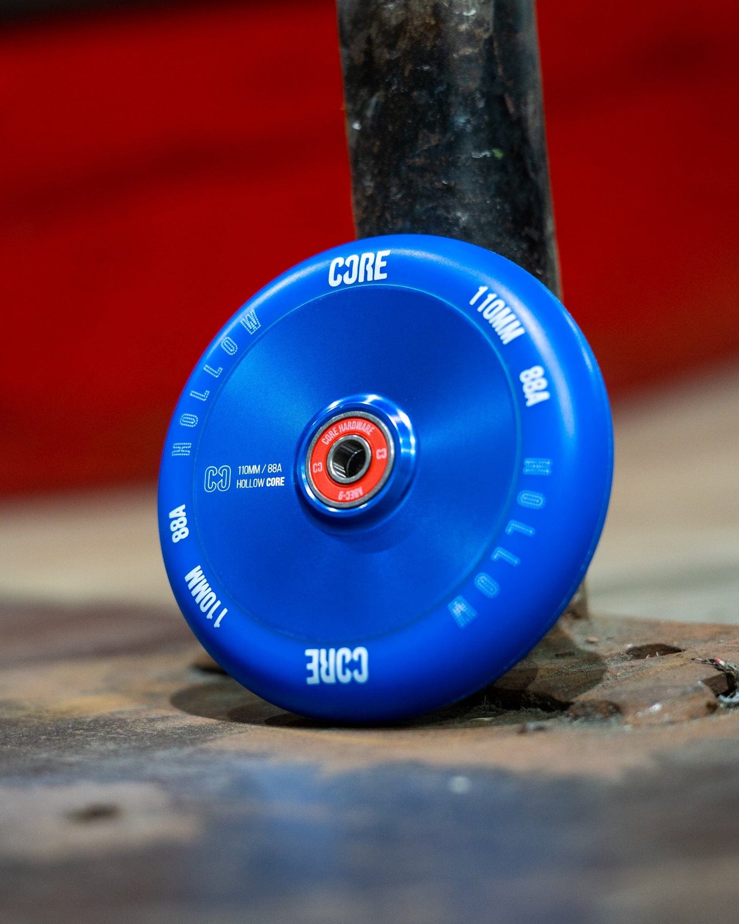 CORE Hollow Stunt Scooter Wheel V2 110mm - Blue