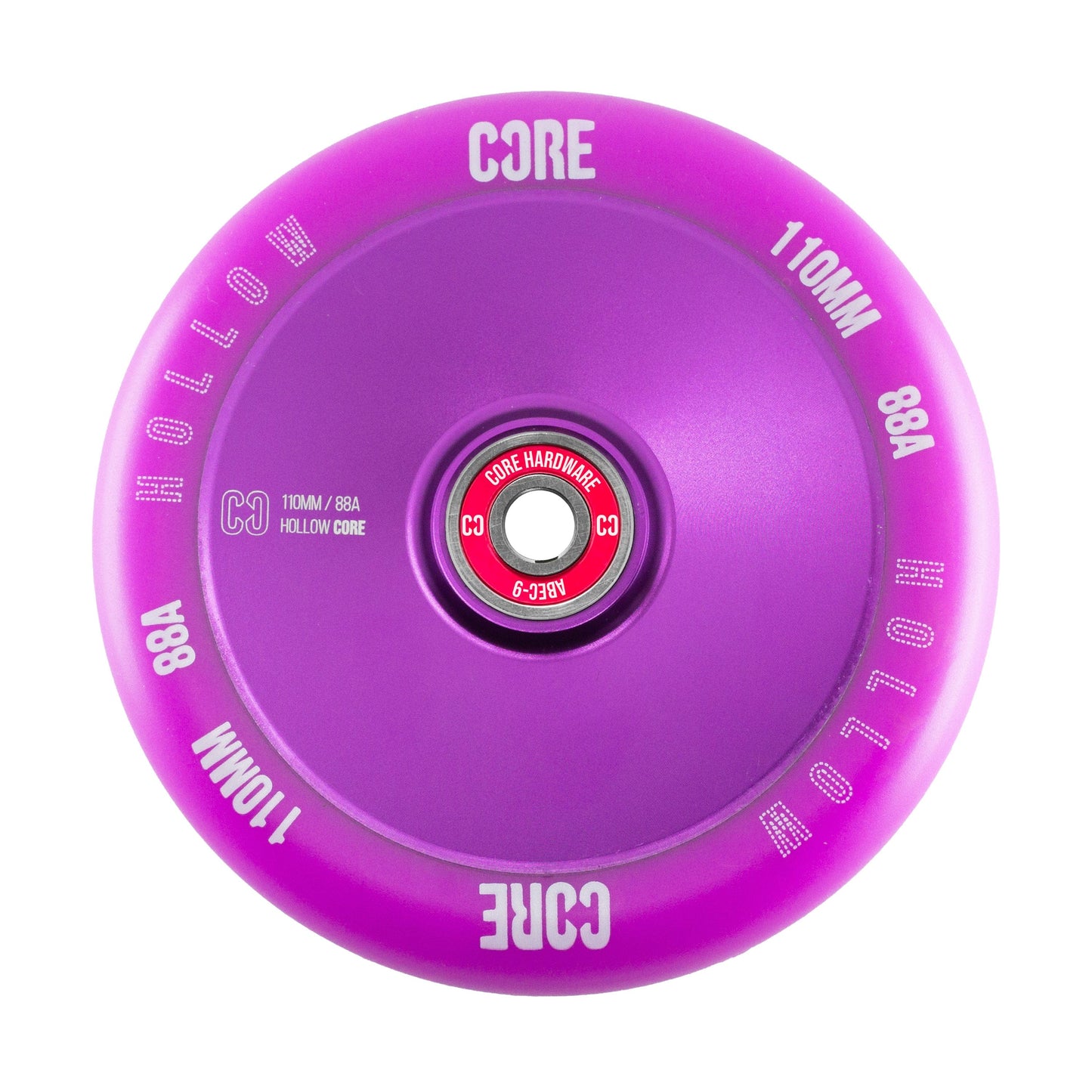 CORE Hollow Stunt Scooter Wheel V2 110mm - Purple