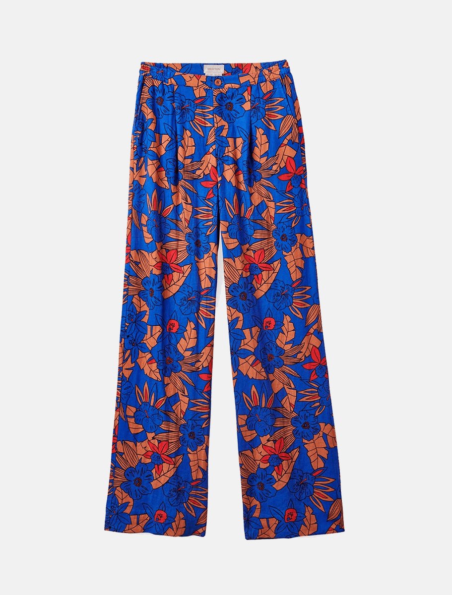 BRIXTON Womens Mercado Linen Pants | Terracorra - The Boredroom Store Brixton