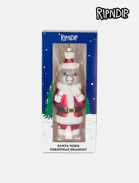 RIPNDIP Santa Nerm Christmas Ornament | Red - The Boredroom Store RIPNDIP